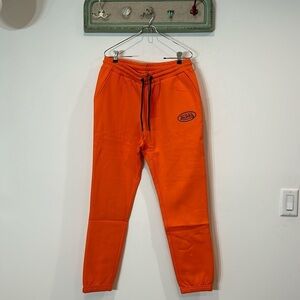 Brand New Von Dutch Construction Neon Orange Streetwear Sweatpants jogger XL